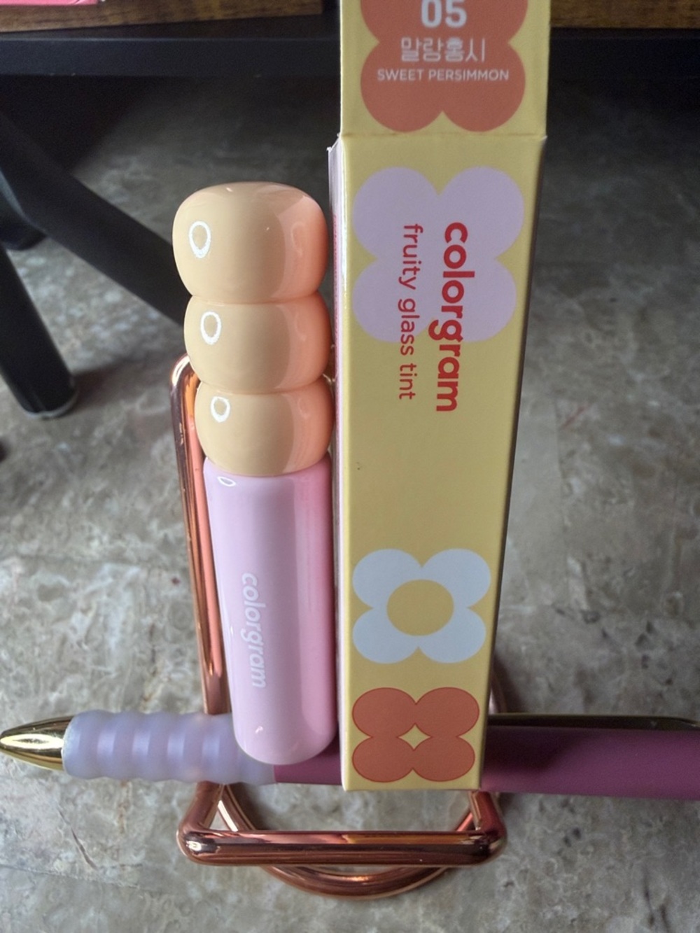 🌷5-$25🌷colorgam Fruity Glass Tint in Peachy Pink